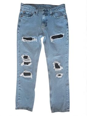 Levi’s 511 | Men’s Slim Fit Jeans | 30x30 | Light Wash Distressed